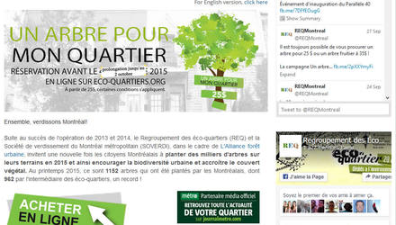Regroupement des éco-quartiers