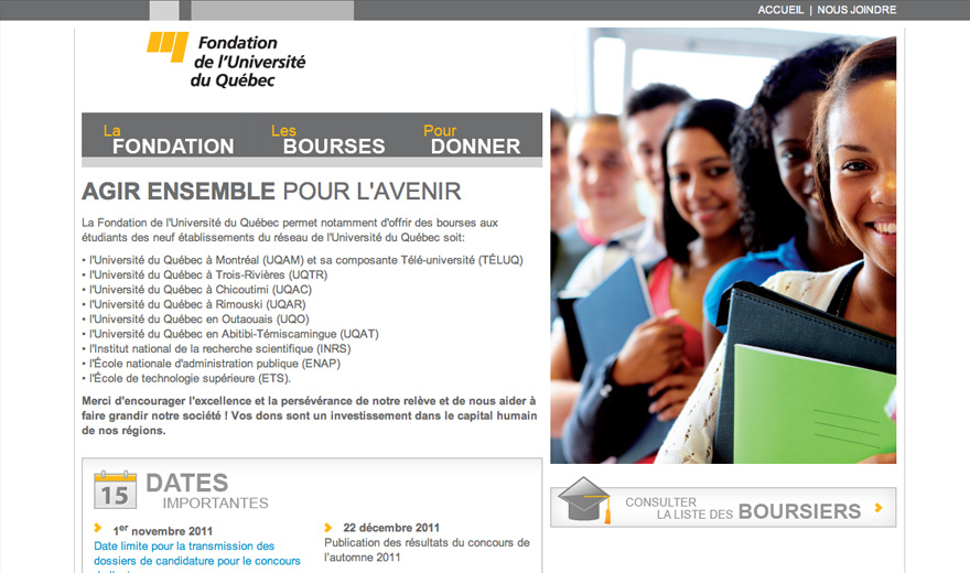 Fondation de l'Université du Québec Fondation de l'Université du Québec