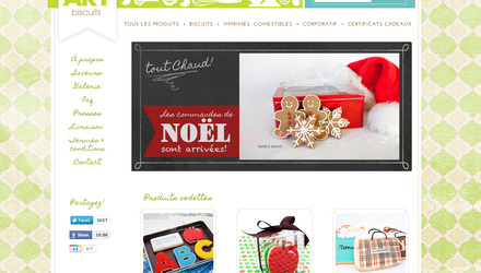 Ecommerce - Sug'Art Biscuits Ecommerce - Sug'Art Biscuits