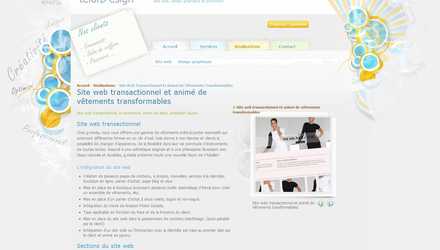 Conception de site web telorDesign Conception de site web telorDesign