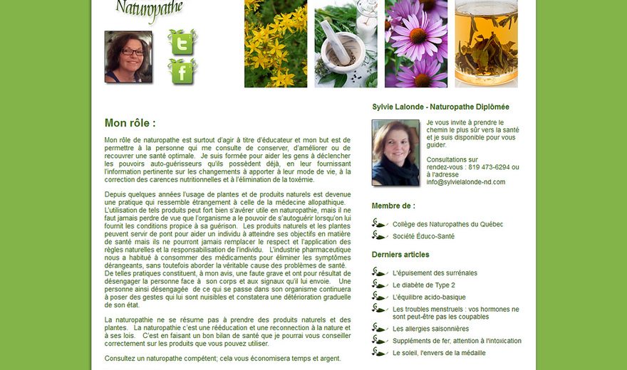 Sylvie Lalonde - ND Sylvie Lalonde - ND