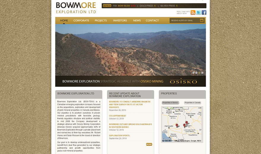 Bowmore Exploration Bowmore Exploration