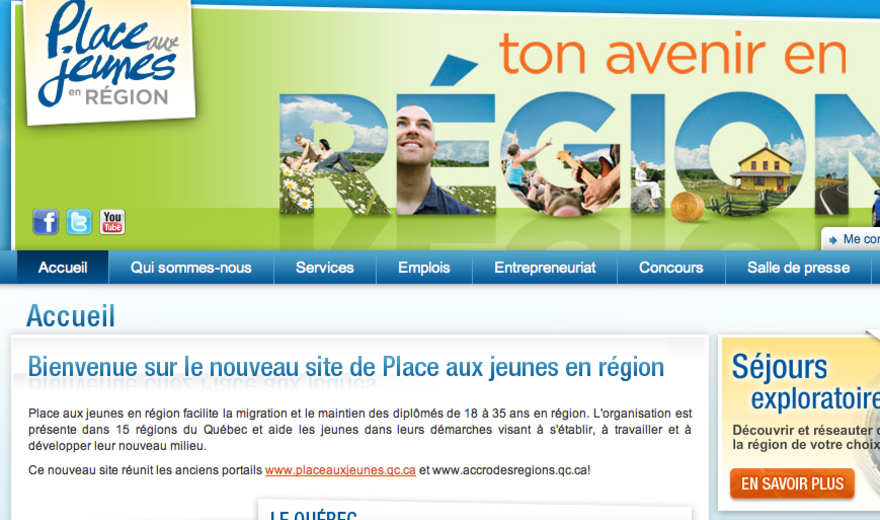 Place aux jeunes en région