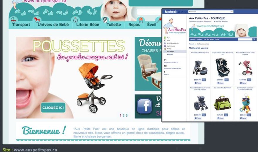 E-Commerce : Aux Petits Pas