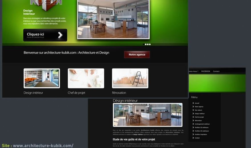 Site Web : Architecture Kubik