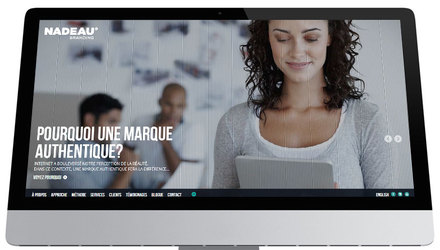 Nadeau Branding - Conception du site Web Nadeau Branding - Conception du site Web