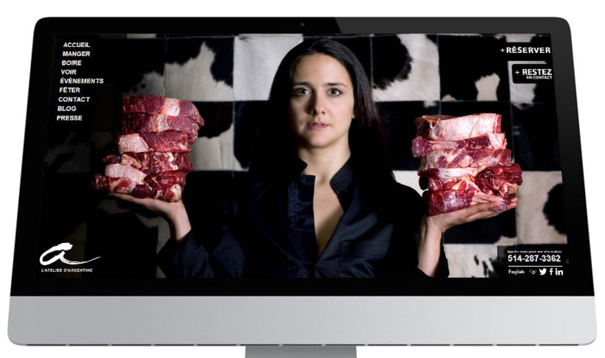 L'Atelier d'Argentine - Design site web L'Atelier d'Argentine - Design site web