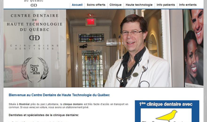 Refonte du site d'une clinique dentaire et visibilité web