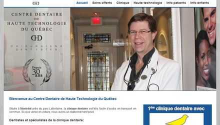 Refonte du site d'une clinique dentaire et visibilité web