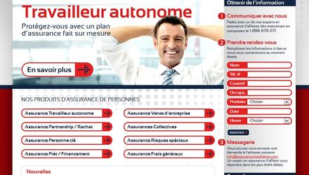 Création du site web - Assurance Vie Affaires
