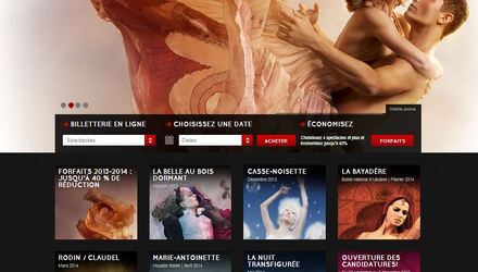 Création site web - Les Grands Ballets Canadiens