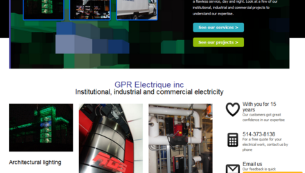 Site web de GPR Électrique Site web de GPR Électrique