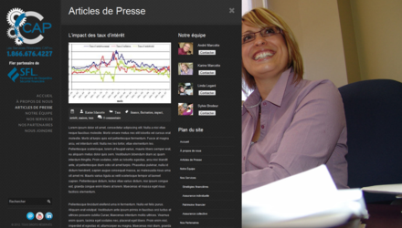 Site web des services financiers CAP Site web des services financiers CAP
