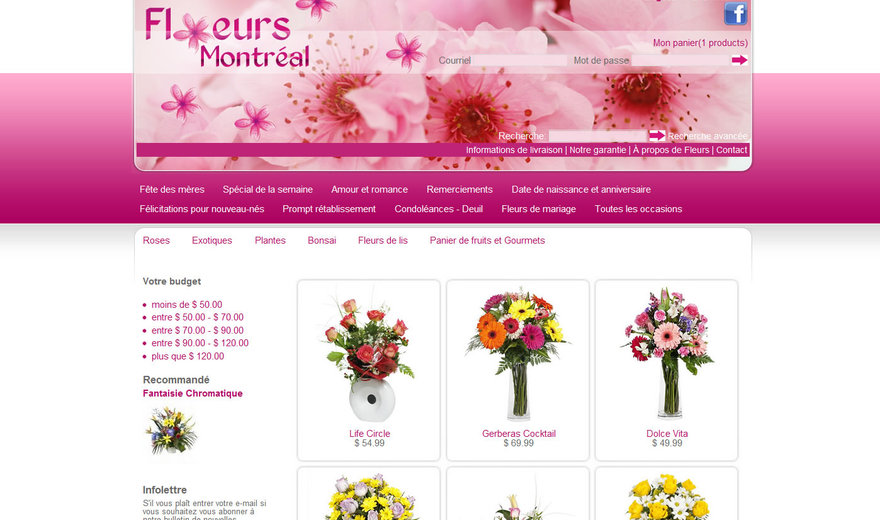 Fleuriste Montreal est une boutique de fleurs en ligne. Fleuriste Montreal est une boutique de fleurs en ligne.