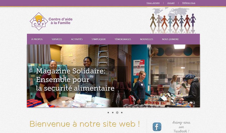 Centre d'aide à la Famille - Site Web avec MODx Centre d'aide à la Famille - Site Web avec MODx