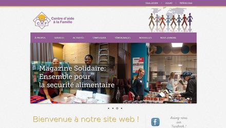 Centre d'aide à la Famille - Site Web avec MODx Centre d'aide à la Famille - Site Web avec MODx