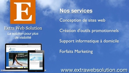 L'annonce Extra Web Solution