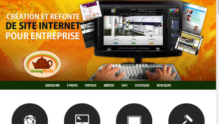 Site de l'agence de création de site web de Oolong Media Site de l'agence de création de site web de Oolong Media