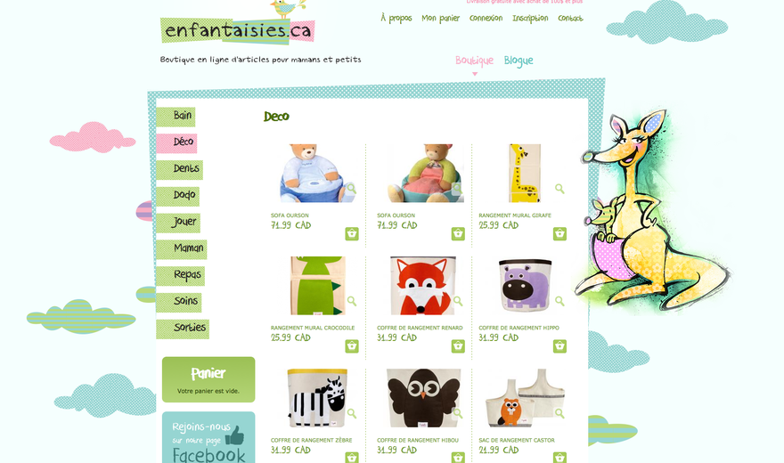 Enfantaisies.ca - Boutique en ligne