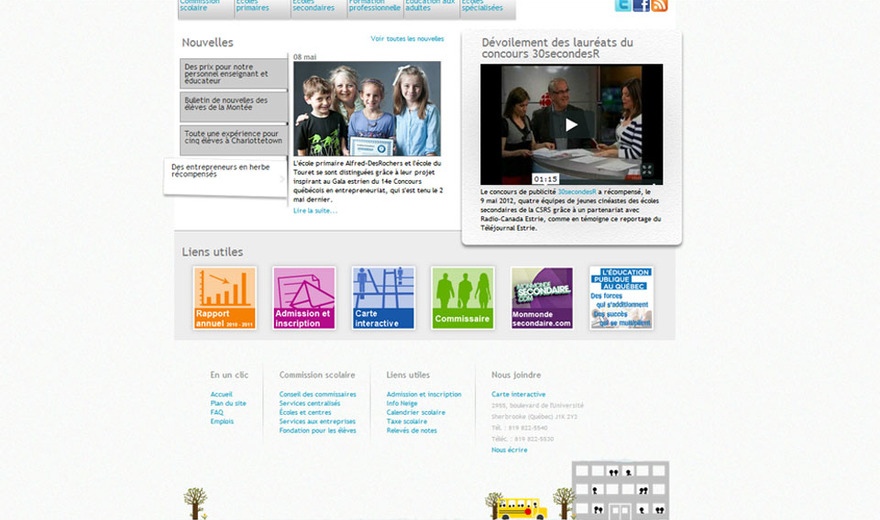 Design du site de la CSRS
