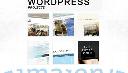Nos projets avec WORDPRESS Nos projets avec WORDPRESS