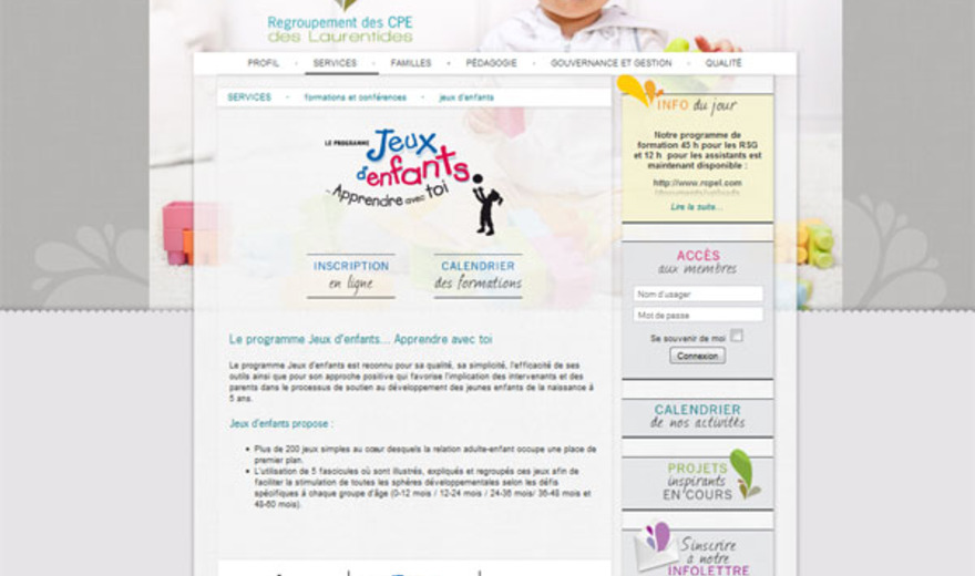 Réseau des CPE de Laurentides