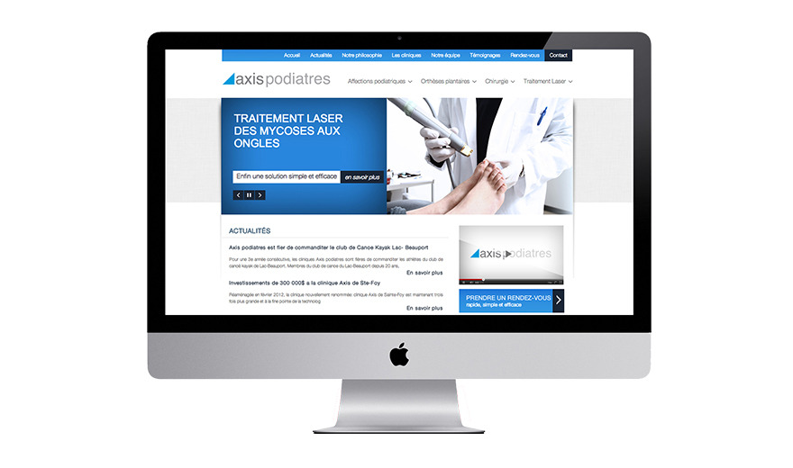 Réalisation web | Axis Podiatres Réalisation web | Axis Podiatres
