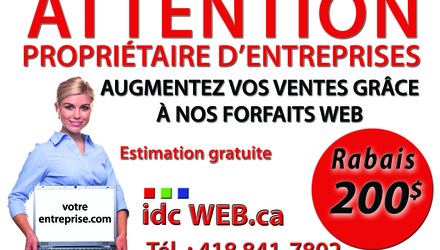 Promotion création de votre site Web