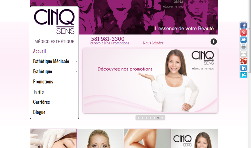 Clinique d'esthétique Cinq Sens Clinique d'esthétique Cinq Sens